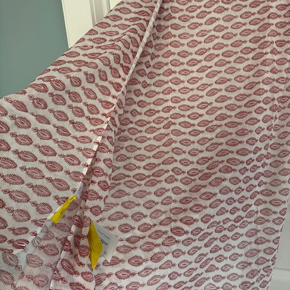 Roller Rabbit pareo wrap scarf cotton NWT